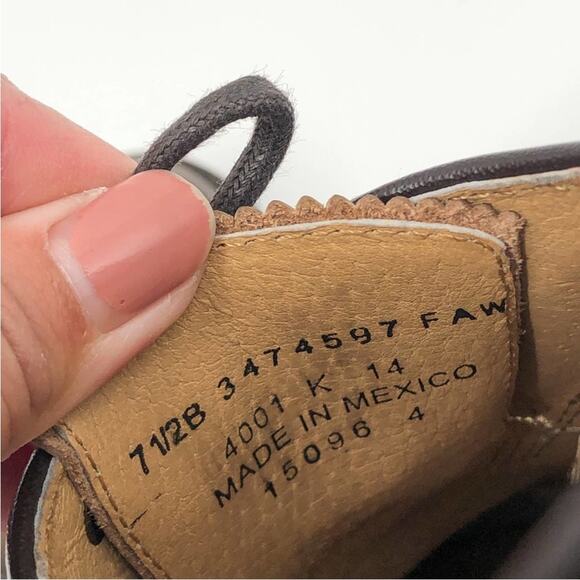 Frye Men's James Longwing Wingtip Derby Oxford Shoe Whiskey NEW Size 7.5 - Picture 6 of 7